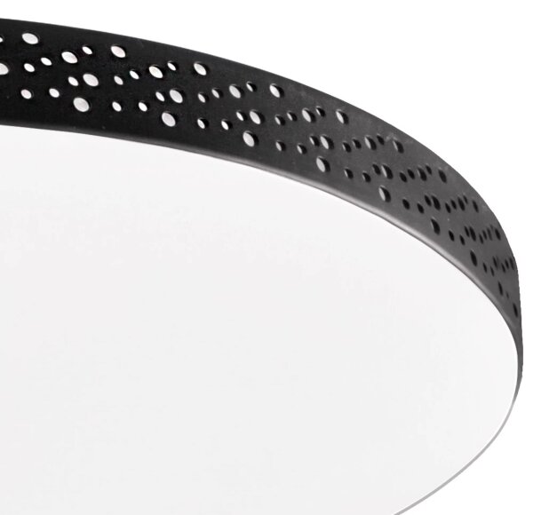 Plafonieră LED pentru baie MOON LED/18W/230V neagră IP44