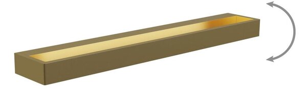 Aplică LED pentru baie MAXLIGHT W0319 FLINK LED/18W/230V IP44 auriu