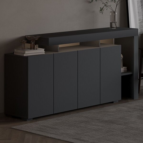 Dulap Belezza 1 (antracit). Promo -22%. 1153277