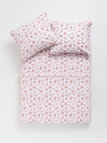 Sinsay - Set cu lenjerie de pat - roz-pastel