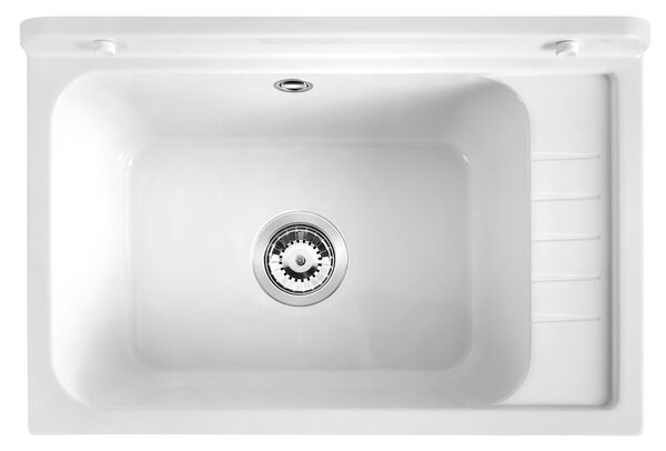 Aqualine Aqualine, Chiuvetă pentru corp 58x38 cm, plastic, alb, PI5838
