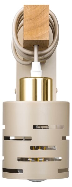 Lampă de perete ELEN 1xE27/35W/230V bej/auriu/maro