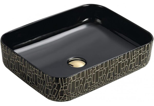 LAVOAR Mexen LORITA, 51x39 CM, NEGRU / AURIU, 22135163
