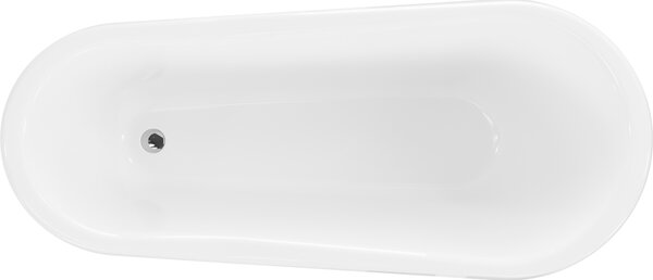 Mexen Retro, cadă de sine stătătoare 170 x 75 cm, alb, picioare cromate, 53251707500-00
