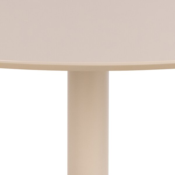 MAZZONI EXPORT KORFU Bej (Cașmir) - MASĂ ROTUNDĂ 110 cm PENTRU BUCĂTĂRIE DINING LIVING FURNIR