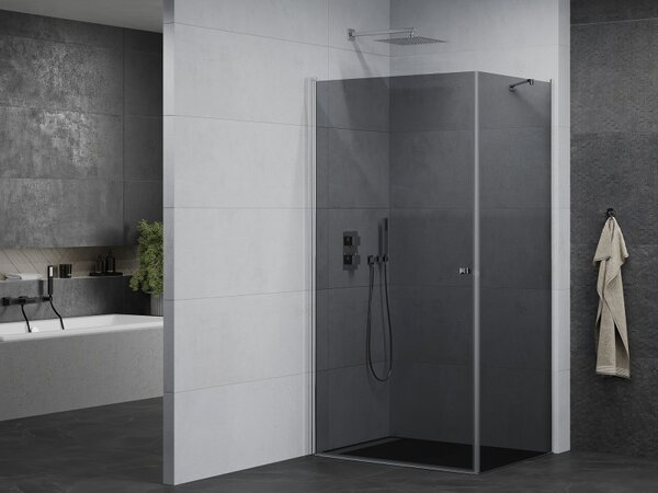 Cabină de duș Mexen Pretoria 90x70cm, sticlă 6mm, profil crom-sticlă gri, 852-090-070-01-40