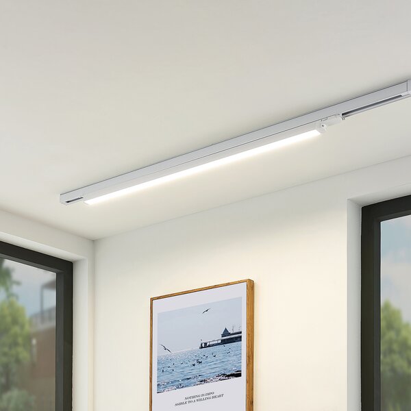 Arcchio Harlow LED șină de lumină, alb, 109 cm, 4.000 K, Alb, Studiu / Birou, Aluminiu, Modern