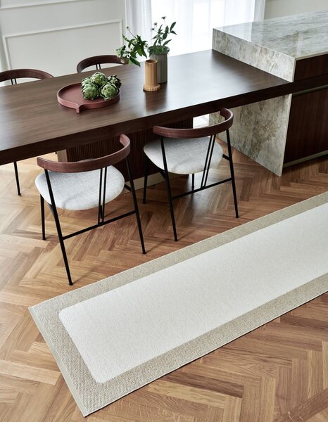 Covor tip traversă pentru interior și exterior bej/crem 70x240 cm Ilda Beige – Pappelina