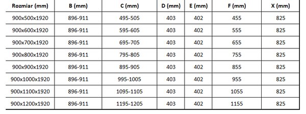 Mexen Lima, cabina de dus 90 (usa) x 90 (perete) cm, sticla gri 6mm, profil cromat, 856-090-090-01-40