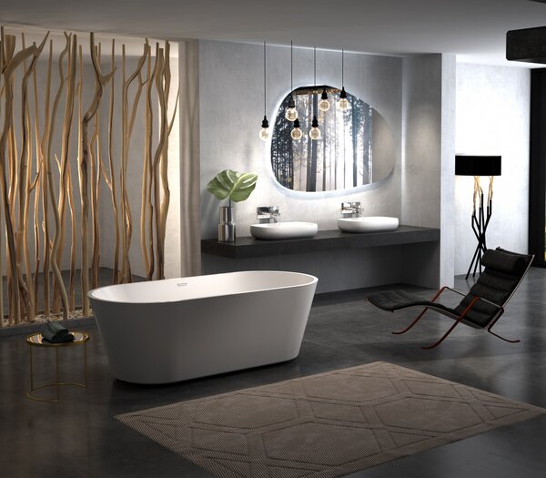 Cada freestanding, Florida, Ava 167.5, cu instalatie completa, ovala