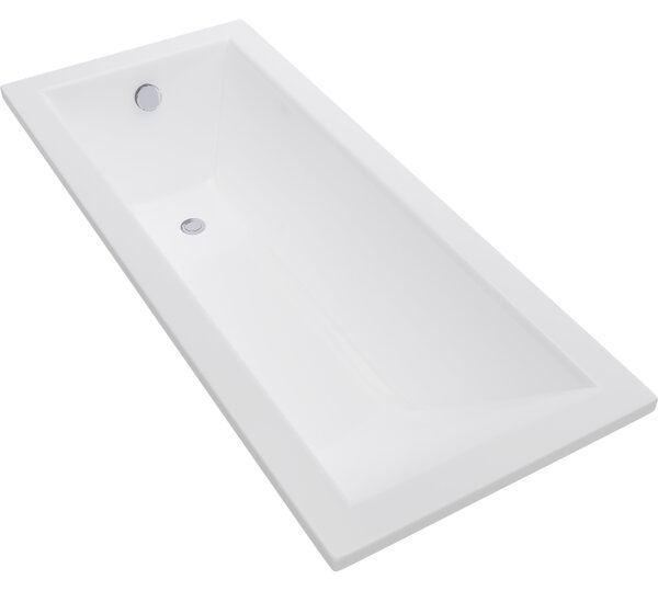 Mexen Cubik cadă de baie dreptunghiulară 120 x 70 cm, albă - 55031207000