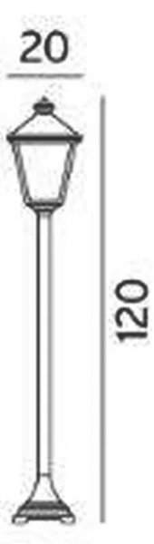 Lampă de Exterior Norlys, Negru, Terasă, Aluminiu