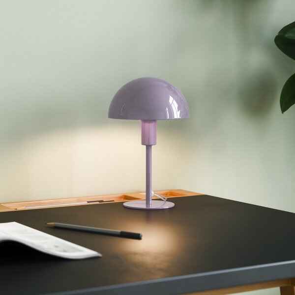 Lampă de masă Nordlux, Ellen Mini, Violet, Camera de zi, Metal, Scandinavă