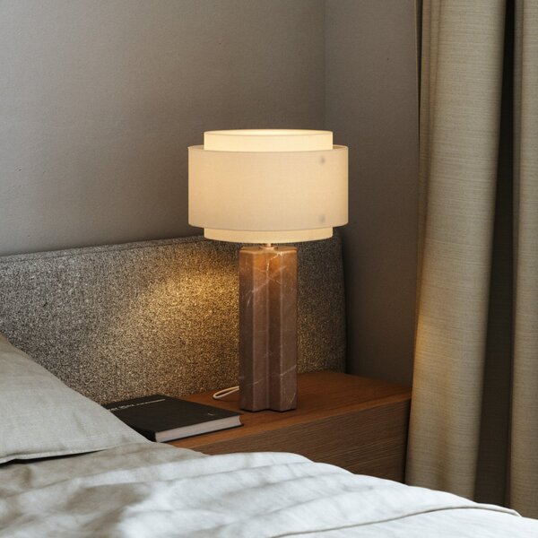 Lampă de masă DFTP by Nordlux, Takai, Bej, dormitor, Piatră, Design