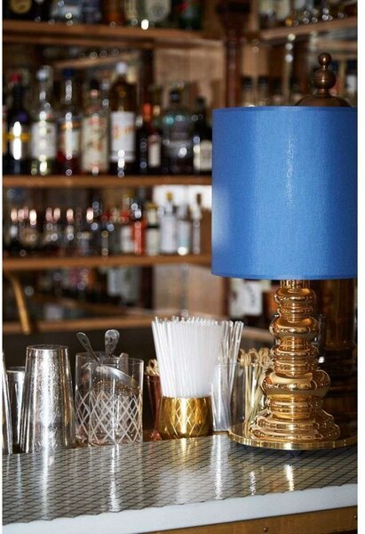 Lampă de masă DESIGN BY US, Albastru, Camera de zi, Sticlă