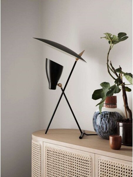 Lampă de masă Warm Nordic, Silhouette, Negru, Camera de zi, Metal, Design