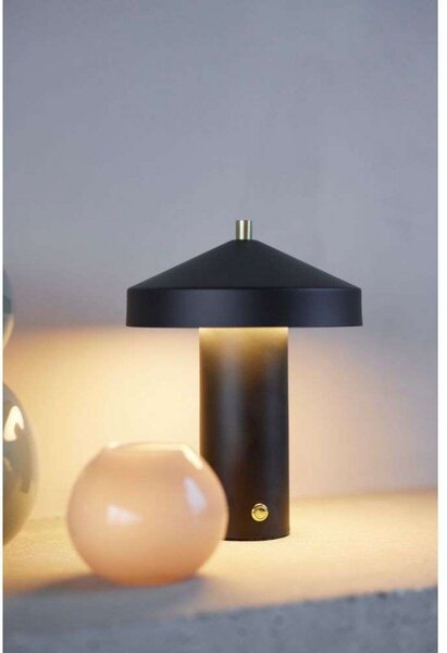 Lampă de masă OYOY Living Design, reglabil, Negru, Camera de zi, Metal