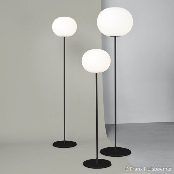 Lampadar FLOS, Glo-Ball F1, reglabil, Alb, Camera de zi, Sticlă, Design