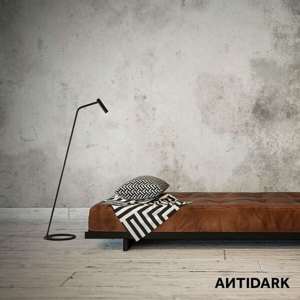 Lampadar ANTIDARK, Negru, Camera de zi, Aluminiu