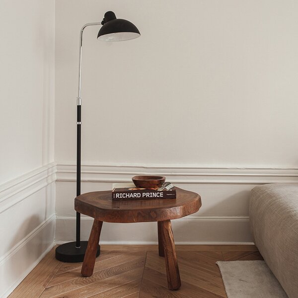 Lampadar FRITZ HANSEN, Kaiser Idell 6580-F Luxus, Negru, Camera de zi, Metal, Design