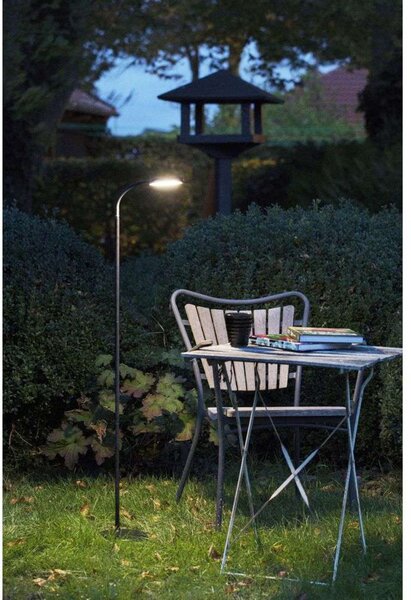 Lampadar Halo Design, reglabil, Negru, Camera de zi, Plastic