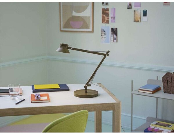 Lampă de masă Muuto, Maro / Rugină, Studiu / Birou, Aluminiu