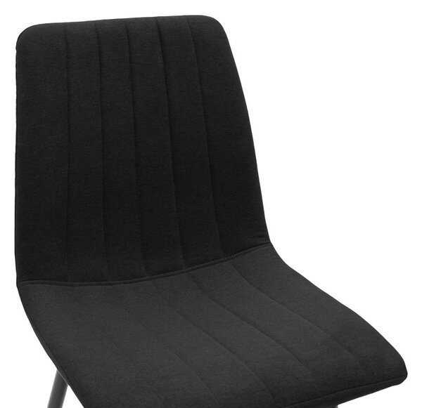 Scaun Noor, negru, 44x53x86 cm