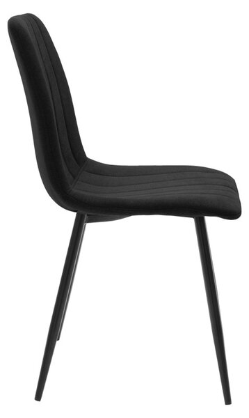 Scaun Noor, negru, 44x53x86 cm