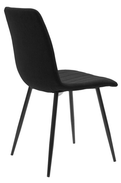 Scaun Noor, negru, 44x53x86 cm