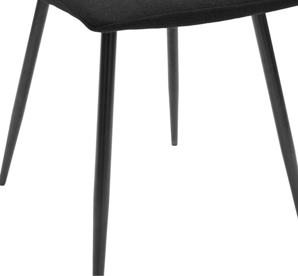 Scaun Noor, negru, 44x53x86 cm