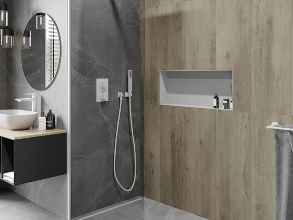 Mexen X-Wall-NR, raft de perete fără guler 75 x 30 cm, alb, 1921753010