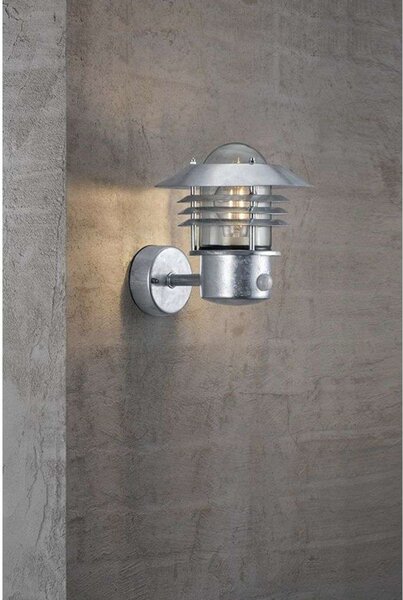 Vejers Aplică de Perete w/Sensor Galvanised - Nordlux