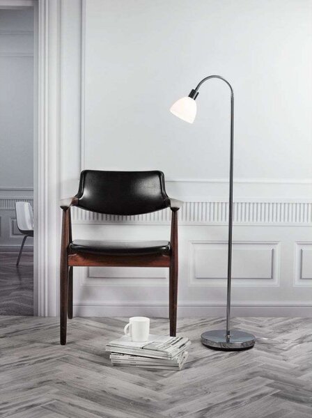 Lampadar Nordlux, Metalic, Camera de zi, Sticlă