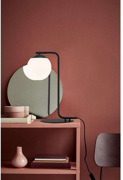 Lampă de masă Nordlux, Negru, Camera de zi, Metal