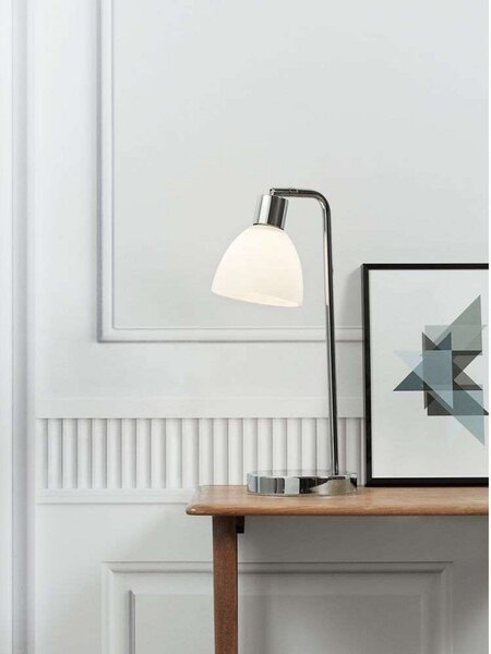 Lampă de masă Nordlux, Metalic, Camera de zi, Sticlă