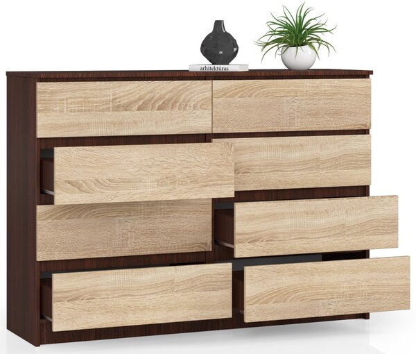 Comodă Keanu III (wenge + Stejar sonoma). Promo -12%. 1151982