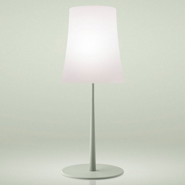 Foscarini Lampa de masă Birdie Easy Grande verde salvie, Verde, Camera de zi / sufragerie, Metal, Design