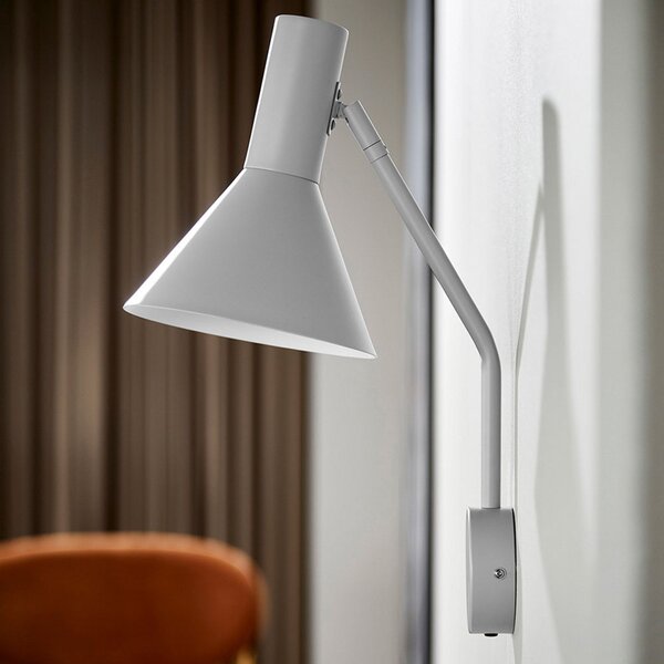 Lampă de perete FRANDSEN, Lyss, reglabil, Gri, Camera de zi, Metal, Design