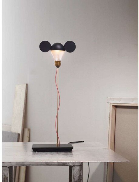 Lampă de masă Ingo Maurer, reglabil, Negru, Camera de zi, Metal