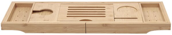 Mexen Bamboo, poliță de baie din bambus 70-105 cm, bambus natural, 701170-00