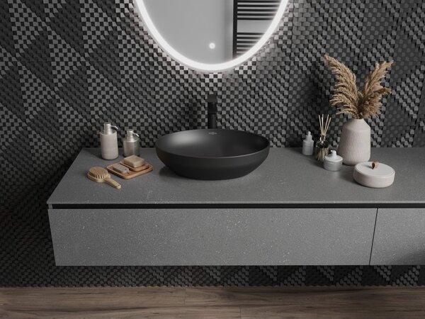 Mexen Cornelia, chiuveta blat 50 x 36 cm, negru mat, 21885085