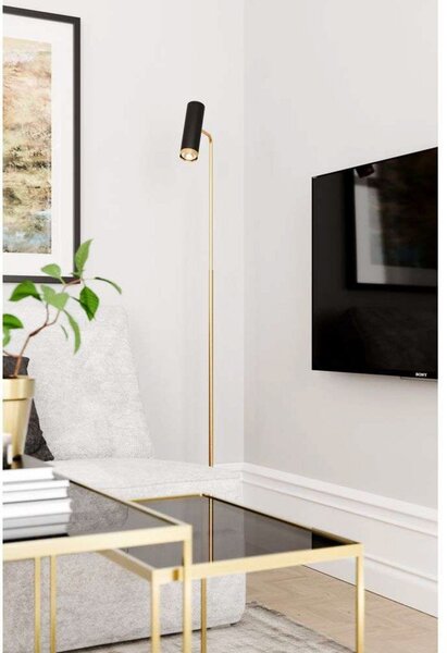 Lampadar By Rydéns, Auriu / Alamă, Camera de zi, Metal