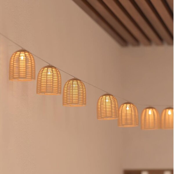 Atmosphera - Ghirlandă solară decorativă LED AIA 10xLED 3,35m IP44 alb cald