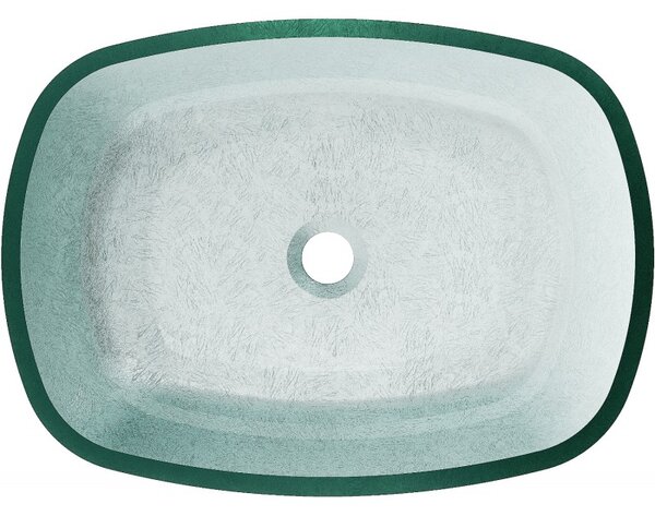Mexen Araks, chiuveta blat din sticla 54 x 39,5 x 11 cm, argintiu, 24155411