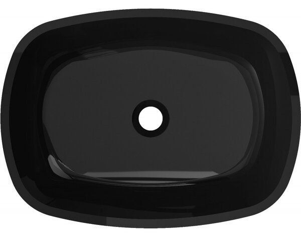 Mexen Araks, chiuveta blat din sticla 54 x 39,5 x 11 cm, negru, 24155470