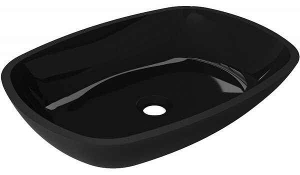 Mexen Araks, chiuveta blat din sticla 54 x 39,5 x 11 cm, negru, 24155470