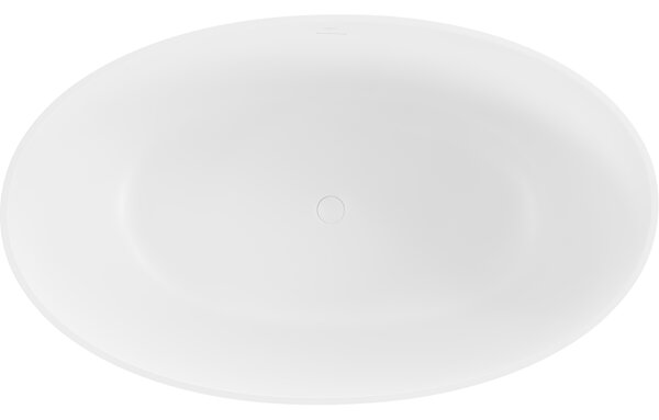 Mexen Parma, cadă de sine stătătoare din conglomerat 160 x 95 cm, alb mat, 57231609500