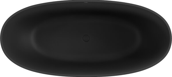 Mexen Bari, cadă de sine stătătoare din conglomerat 165 x 75 cm, negru mat, 57221657570