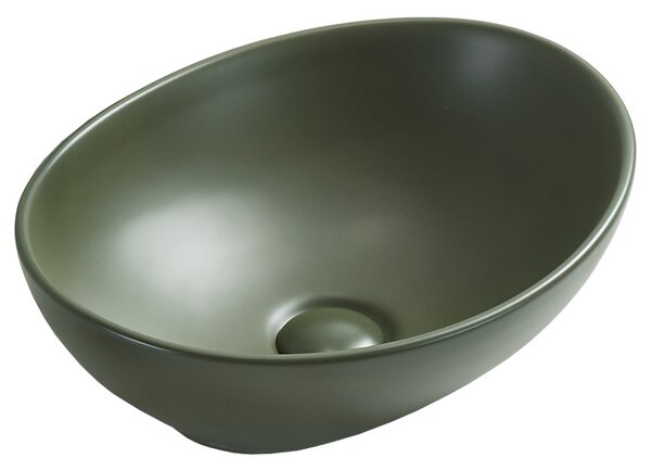 Mexen Elza, chiuveta blat 40x34 cm, verde inchis mat, 21014043