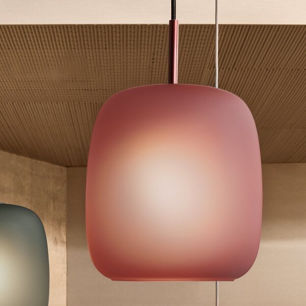 Lustră Pendul FRITZ HANSEN, Maluma, reglabil, Violet, Camera de zi, Sticlă, Design